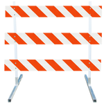 Load image into Gallery viewer, Power Post with Steel Feet Type III Barricade
