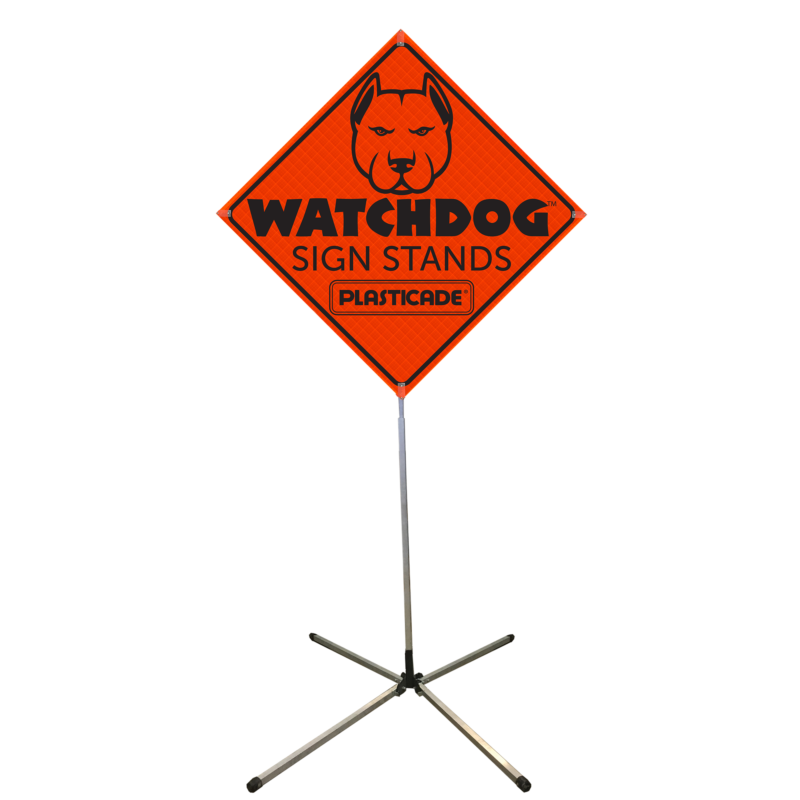 SS410A Medium Height Springless Sign Stand – Public Works Marketing ...