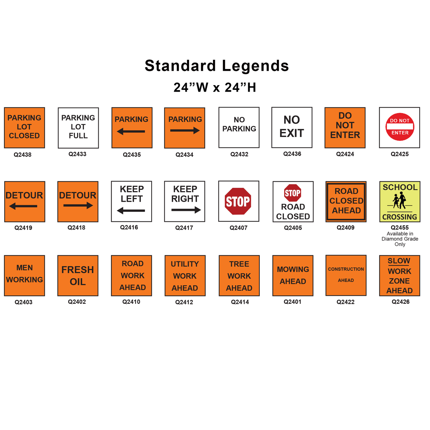 Squarecade Safety Signs