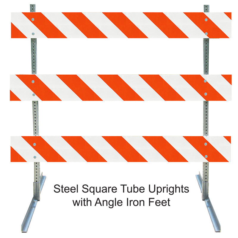 Steel Square Tube Type III Barricade