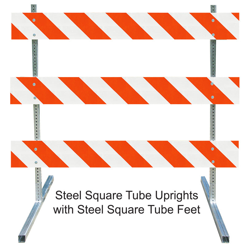 Steel Square Tube Type III Barricade