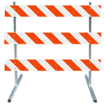 Load image into Gallery viewer, Steel Square Tube Type III Barricade
